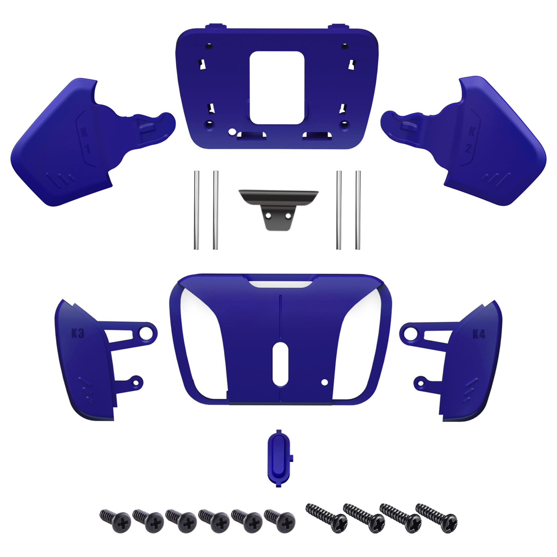 eXtremeRate K1 K2 K3 K4 Back Button Replacement for PS5 Controller - Cobalt Blue | Compatible with RISE4 Remap Kit (Not Full Kit) | No Back Shell, Cables or Remap Board Included | Perfect for Competitive Gaming & Custom Controller Setup