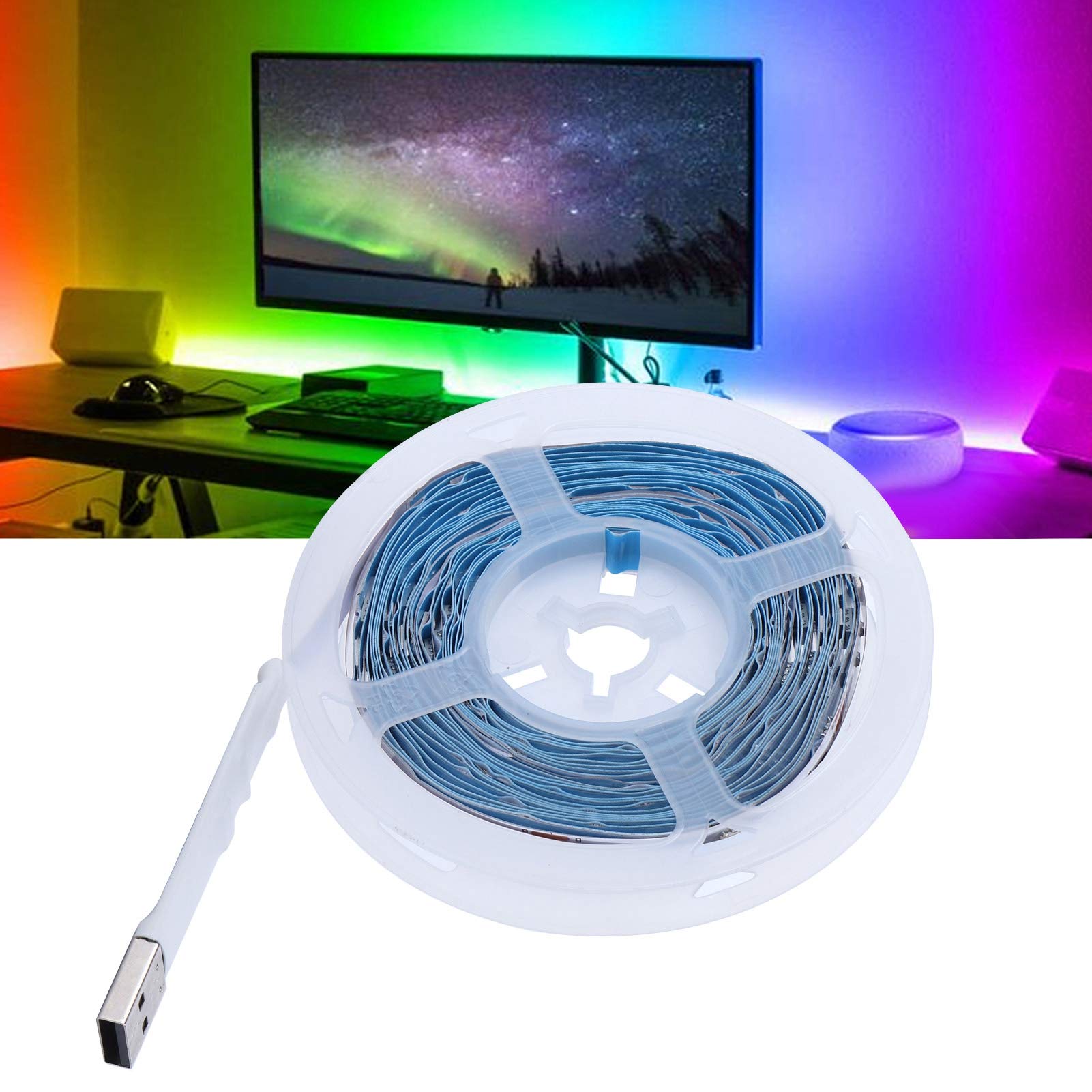 5050 RGB LED Strip Lights - 2/4/5 Meter Color Changing with Remote Control, 90 LEDs for 5M | Bedroom, Home Decor, TV Backlight, Party Lighting | Perfect for Home Theater, Gaming Setup & Holiday Decorations