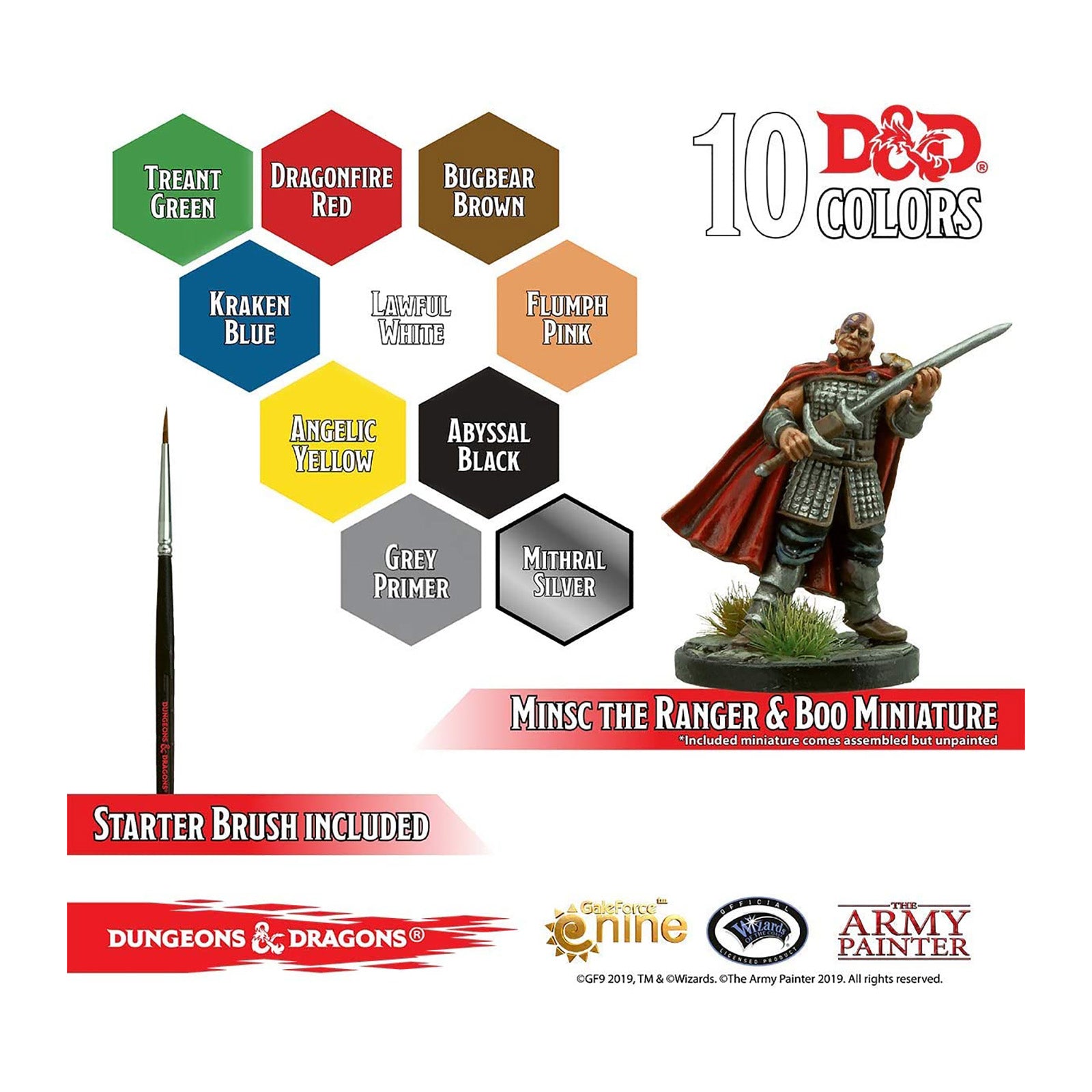 Dungeons and Dragons Nolzur's Marvelous Pigments - Premium Miniature Paint Set for D&D RPG Tabletop Gaming - Perfect for Painting Miniatures, Terrain & Customizing Game Pieces