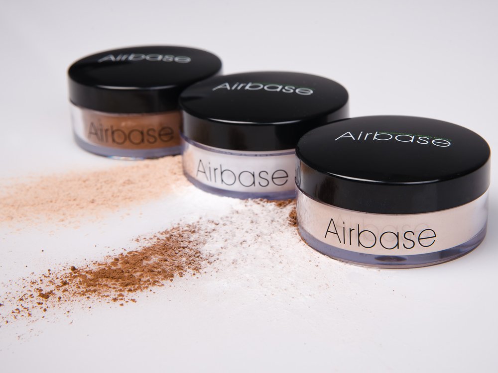 Airbase High-Definition Airbrush Makeup Kit - Micro Powder HD Glow Foundation (15g) for Flawless Photo Finish & Professional Makeup Application - Perfect for Bridal, Cosplay & Photography Makeup