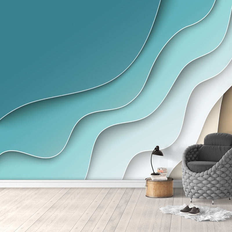 Abstract Line Geometric Wallpaper - Modern Peel and Stick Wall Decor for Living Room, Bedroom, Office | Easy DIY Home Decoration & Removable Wall Art