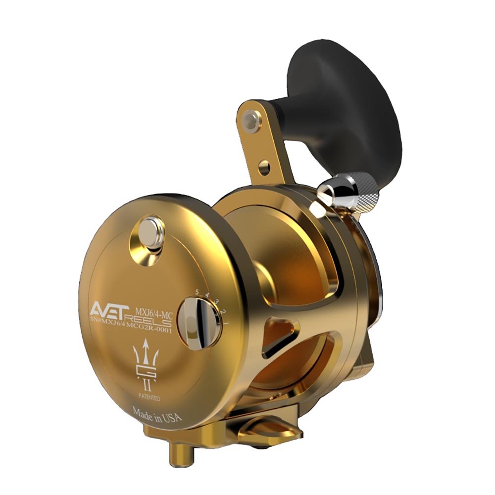 Avet MXJ G2 6/4 MC Two Speed Fishing Reel - Saltwater & Freshwater Spinning Reel for Offshore & Inshore Fishing, Trolling, Casting, Jigging