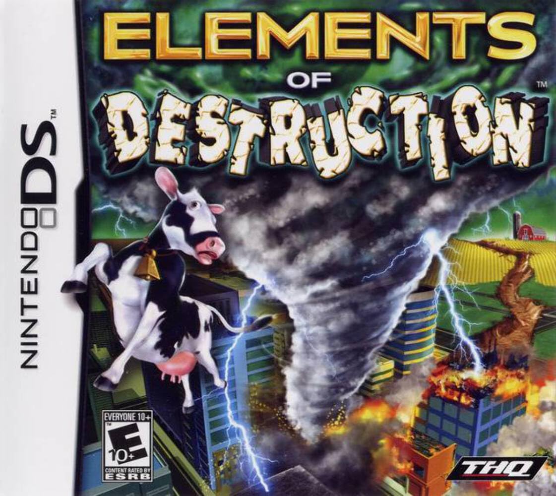 Elements Of Destruction - Nintendo DS (Gamma Edition) - Action-Packed Destruction Game for Kids & Adults - Perfect for Travel & Family Game Nights