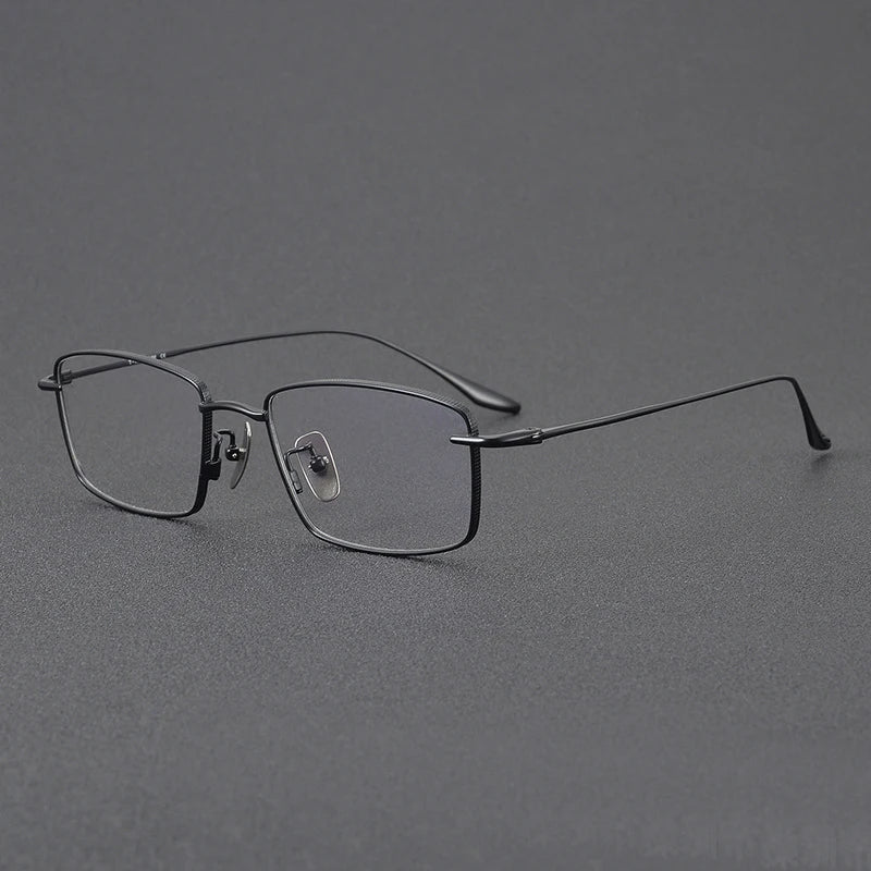 Stylish Black Unisex Square Full Rim Eyeglasses Frame 42175 - Perfect for Reading, Work & Fashion Accessories