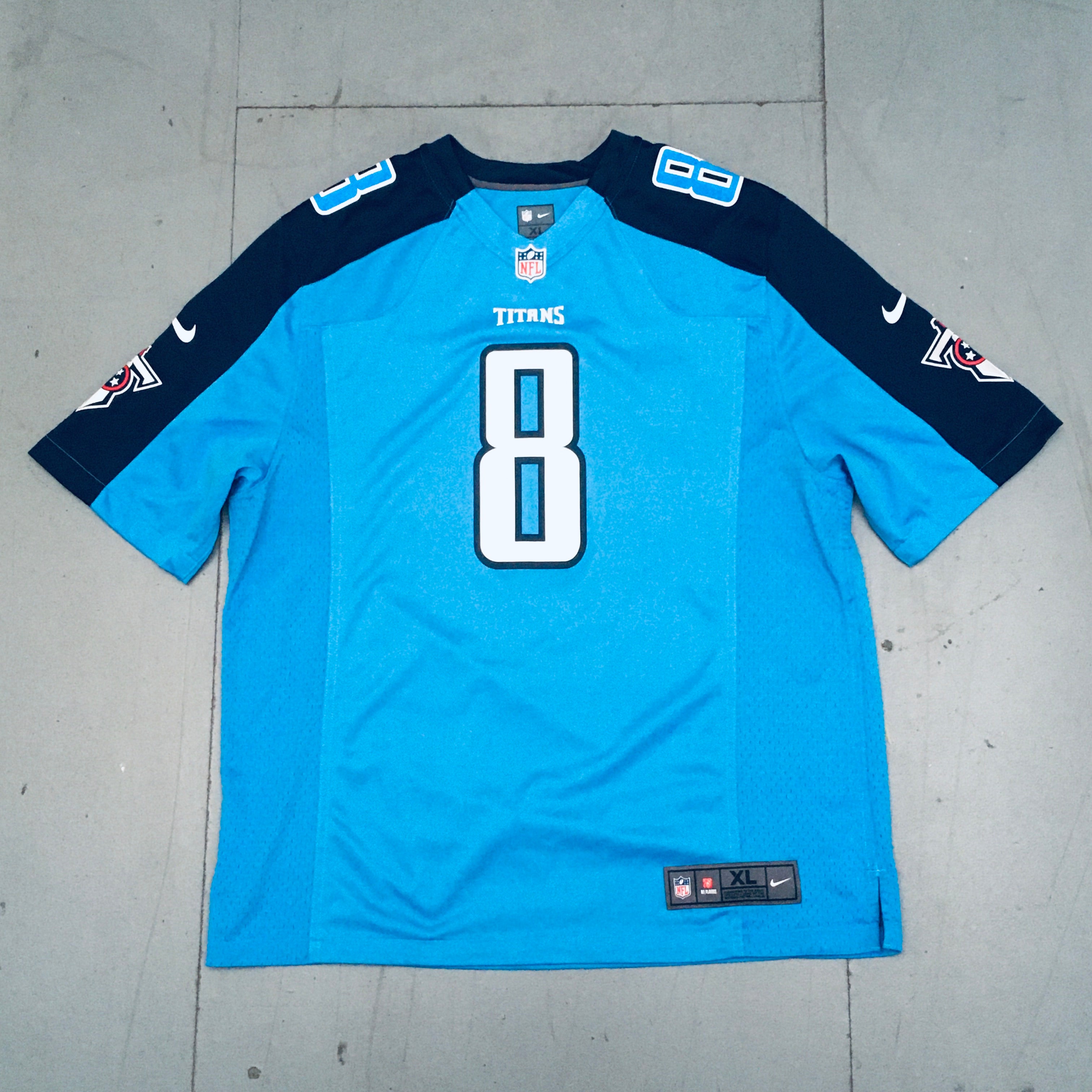 Tennessee Titans Marcus Mariota 2015/16 Rookie Jersey XL - Authentic NFL Football Jersey for Fans, Collectors & Game Day Outfits