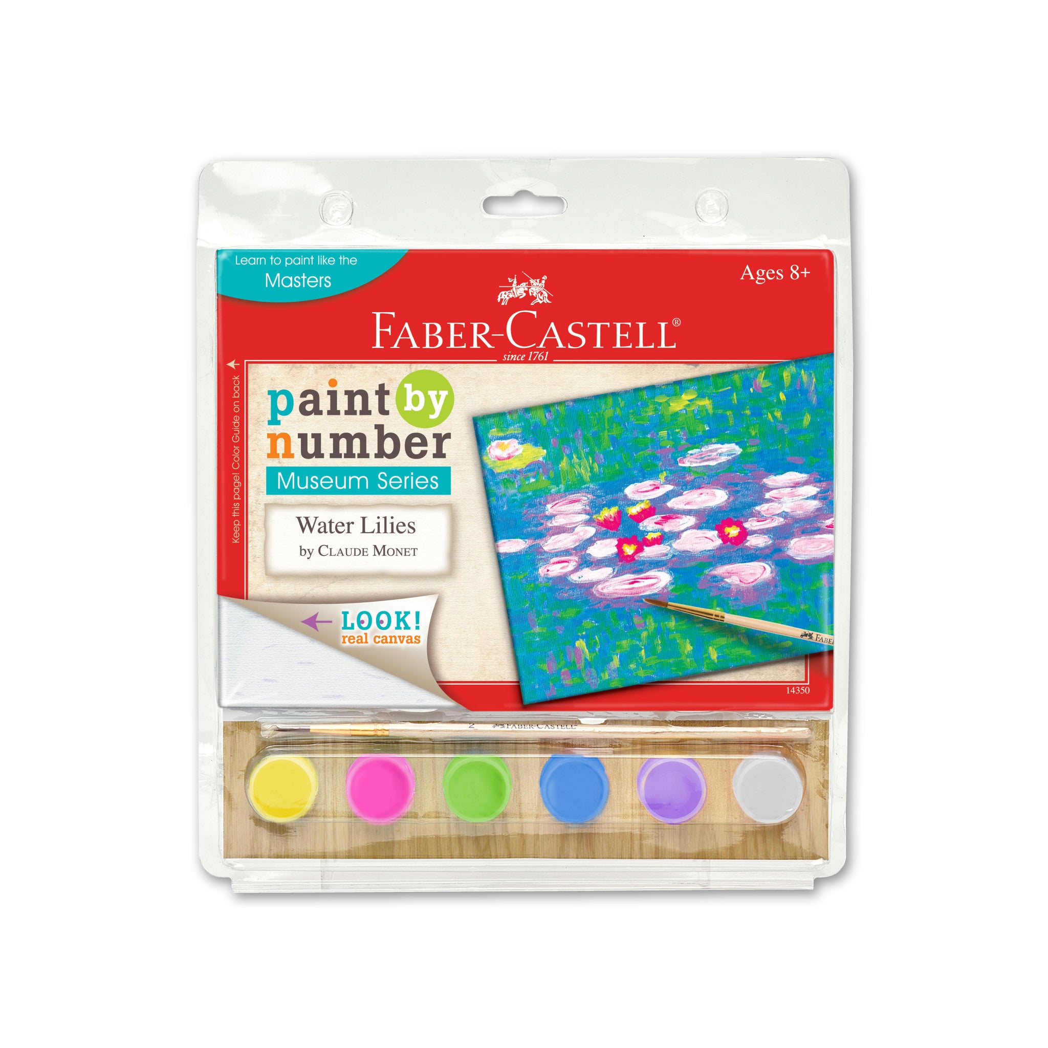 Claude Monet Water Lilies Paint by Numbers Kit - DIY Oil Painting for Adults & Beginners - Home Decor & Relaxation Art Therapy