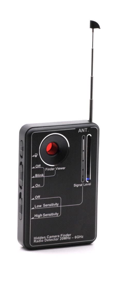 Lawmate RD-10 Professional Bug Detector & Hidden Camera Finder - 0.45 lb Portable RF Signal Scanner for Home, Office & Travel Security (Ideal for Airbnb, Hotel Rooms & Privacy Protection)