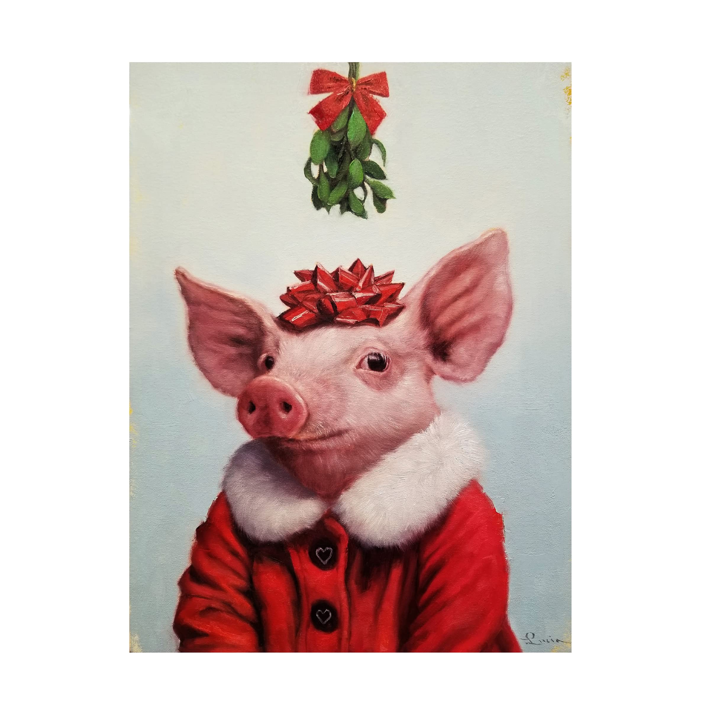 Lucia Heffernan 'Anticipation' Canvas Wall Art - Handmade Oil Painting Reproduction for Living Room & Bedroom Decor - Premium Trademark Fine Art Gift for Home & Office
