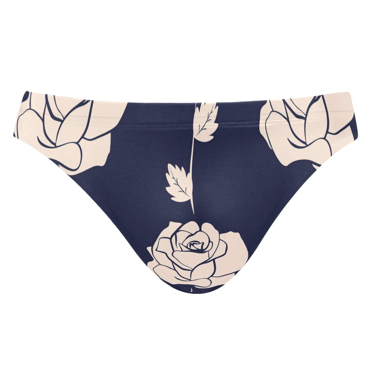 Stylish Men's Swim Briefs with Colorful Lemon Leaf Print - Quick-Dry Swimwear for Beach, Pool & Surfing - Comfortable Bikini Shorts for Summer Vacation & Water Sports