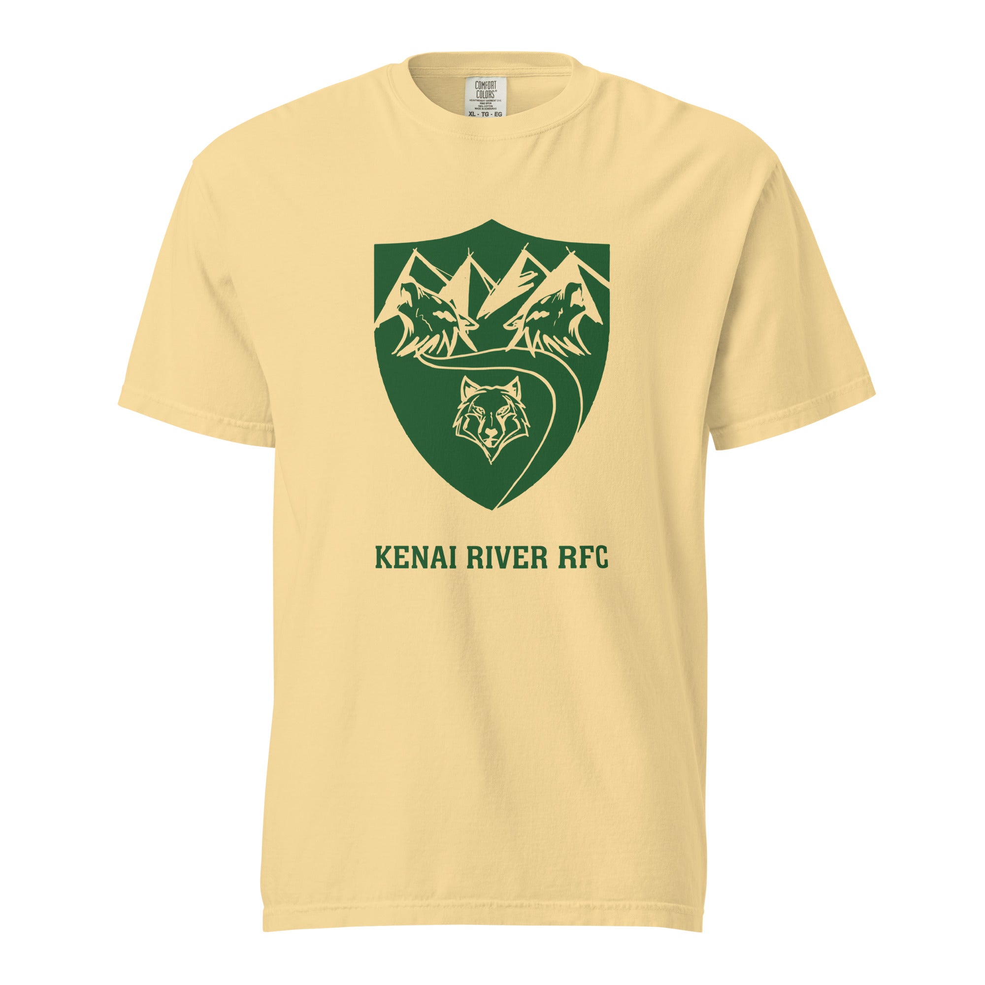 Kenai River RFC Garment Dyed T-Shirt - Soft Vintage Washed Cotton Tee for Men | Casual Wear, Outdoor Activities & Fishing Trips