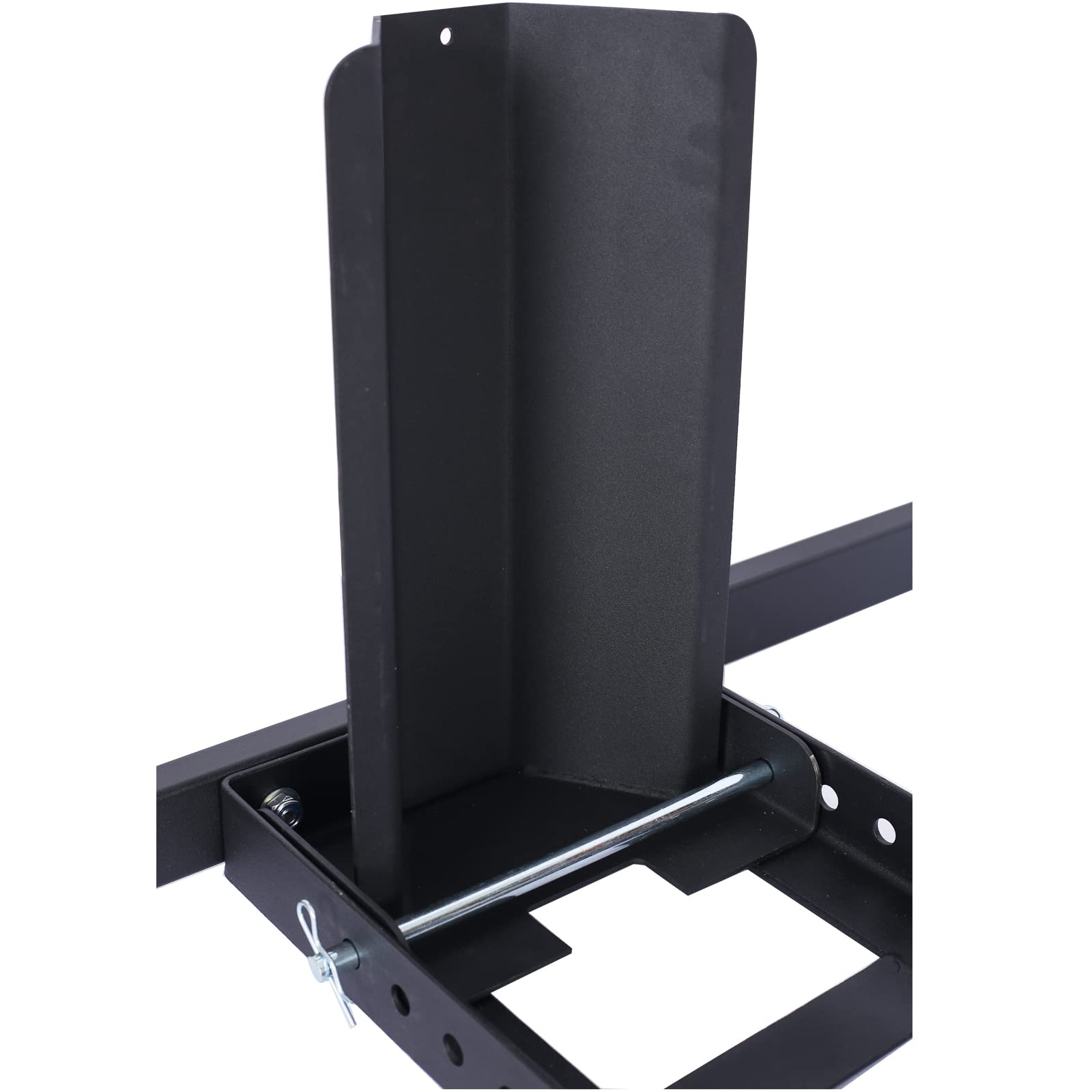Heavy-Duty Adjustable Motorcycle Wheel Chock 1800lb - for Trailers & Garages