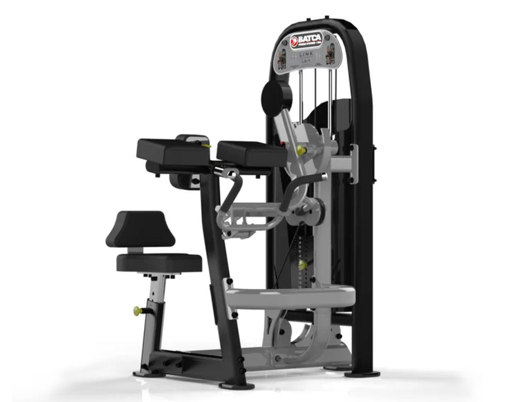Batca LD 7 Adjustable Bicep Curl & Tricep Extension Bar - Heavy Duty Home Gym Equipment for Arm Workouts & Strength Training