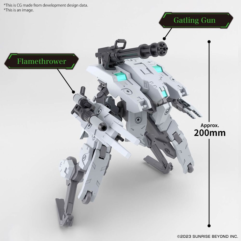 Bandai HG 1/72 Kyoukai Senki #21 AMAIM Bunyip Ginga Plastic Model Kit - Build Your Own Mecha Robot for Display & Collection
