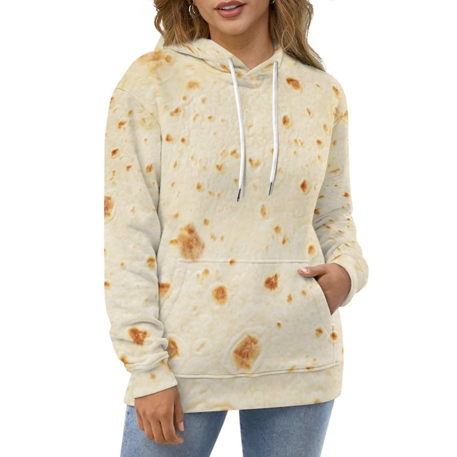 Italian Pizza Dough Print Men's Pullover Hoodie - Cozy Casual Sweatshirt for Pizza Lovers, Gaming & Lounge Wear