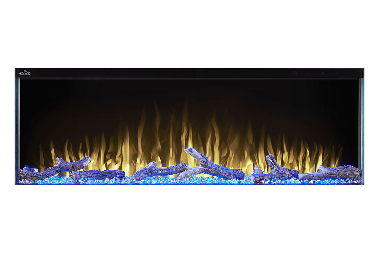 Napoleon Trivista Primis 50-Inch Built-In Electric Fireplace - 3-Sided or 2-Sided Viewing Options - Perfect for Living Rooms, Bedrooms & Home Theaters