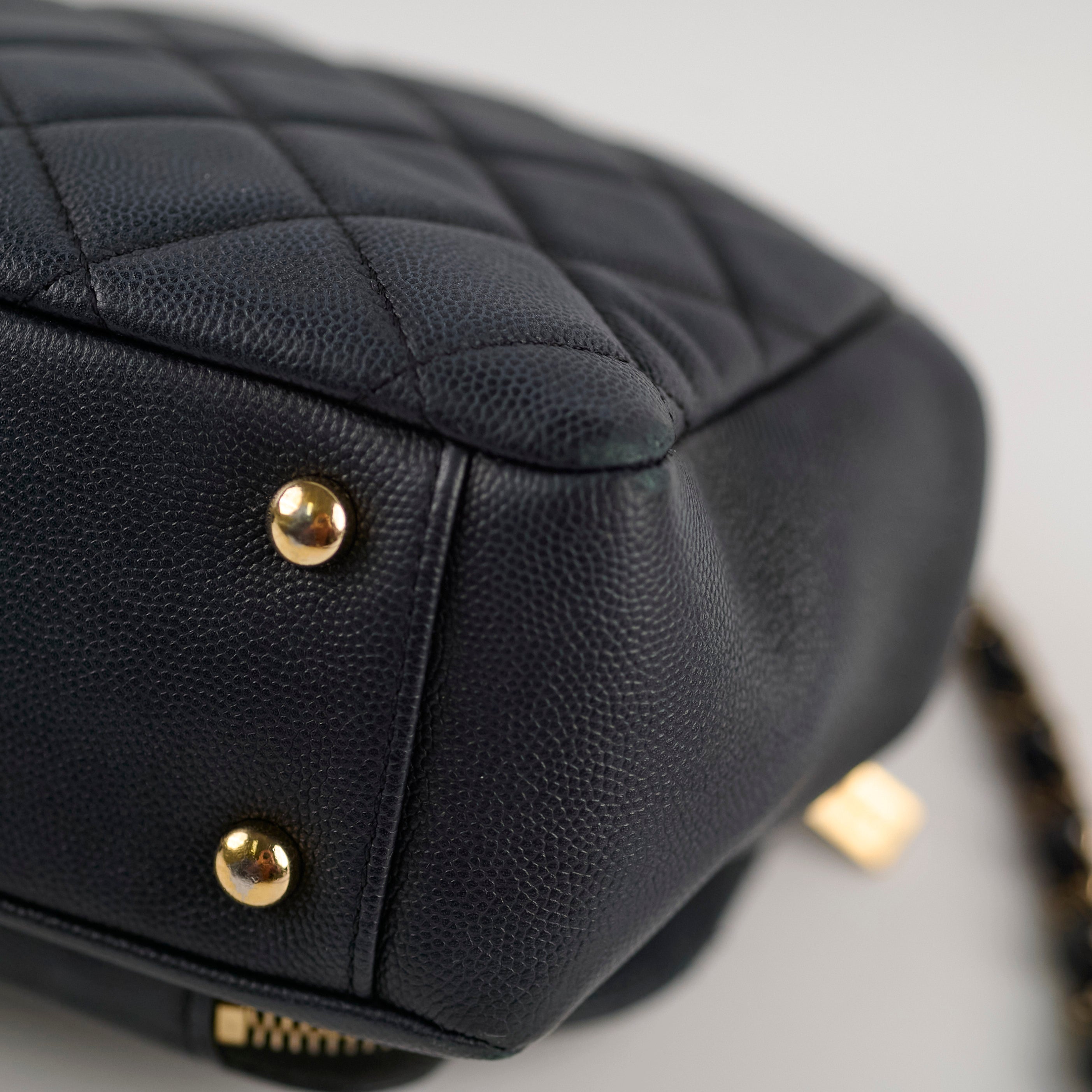 Chanel Caviar Business Affinity Handbag Dark Navy 28cm - Luxury Leather Tote Bag for Women, Perfect for Office, Work & Professional Occasions