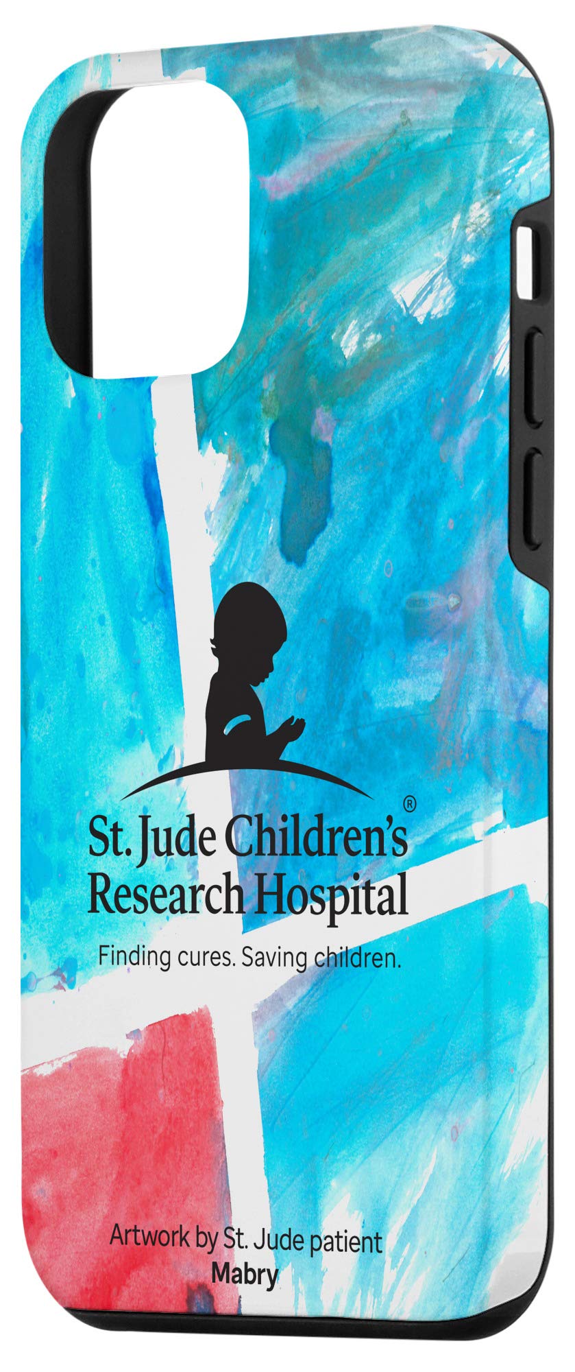 iPhone 12 Mini Protective Case with St. Jude Patient Mabry Art - Slim Fit, Shockproof Cover for Everyday Use | Perfect Gift for Charity Supporters