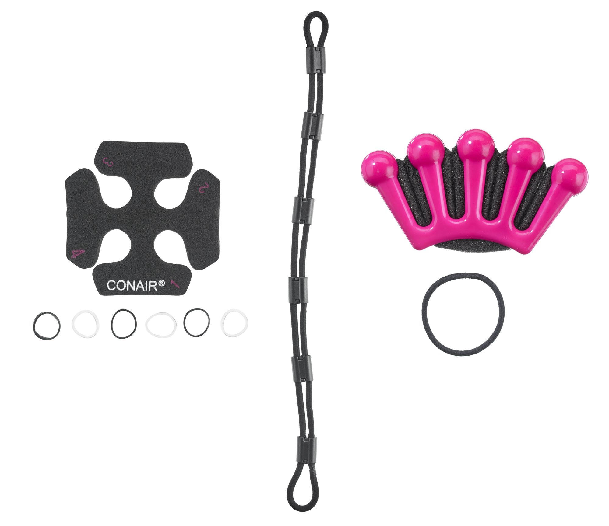 Conair Waterfall Braid Maker Kit - 7 Piece Hair Styling Tool Set for Easy DIY Braids, Waves & Updos | Perfect for Home, Salon & Travel Use