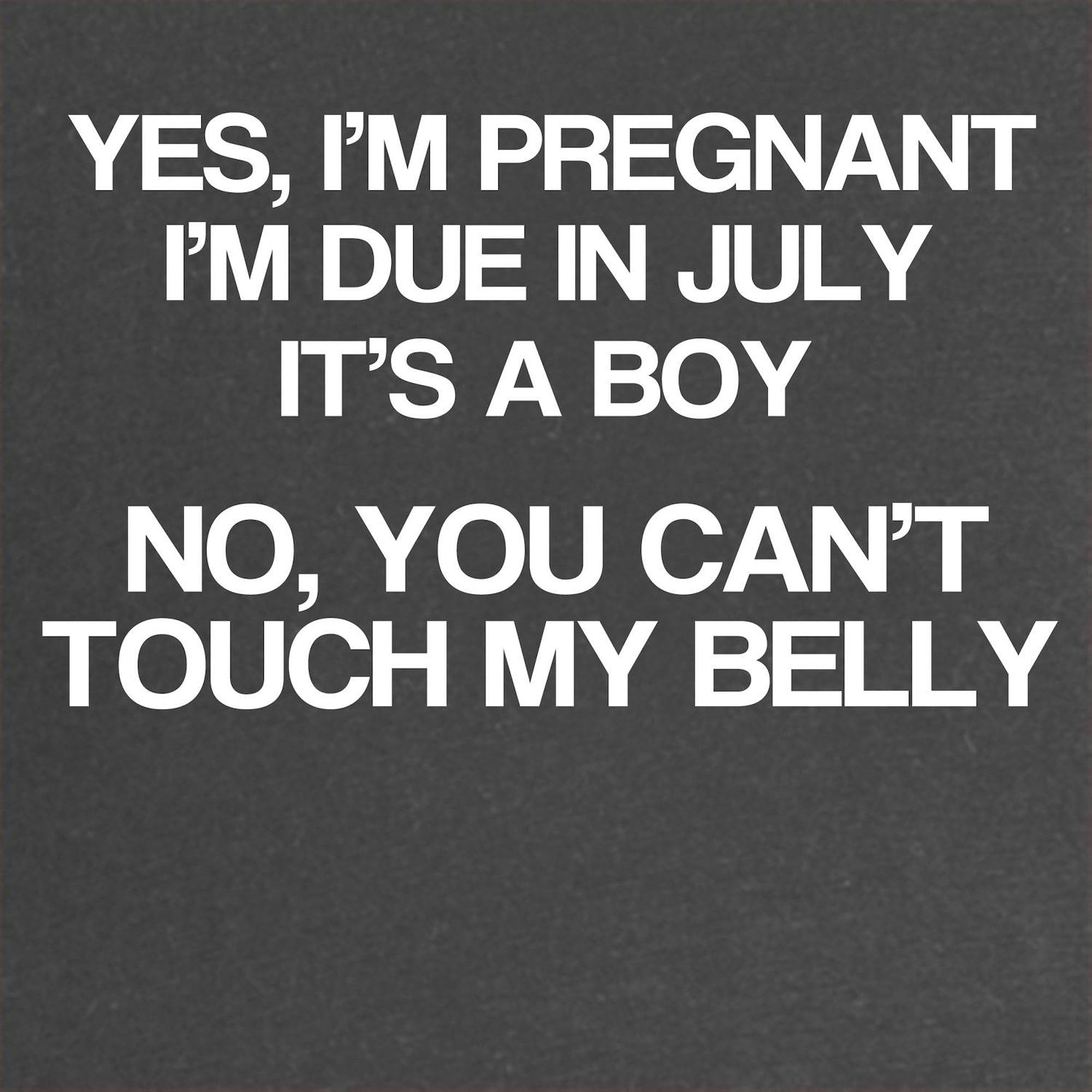 Funny Maternity T-Shirt for Women - July Baby Boy Pregnancy Tee with Ruched Sides | Comfortable & Stylish Pregnancy Outfit for Baby Showers, Gender Reveals & Maternity Photos