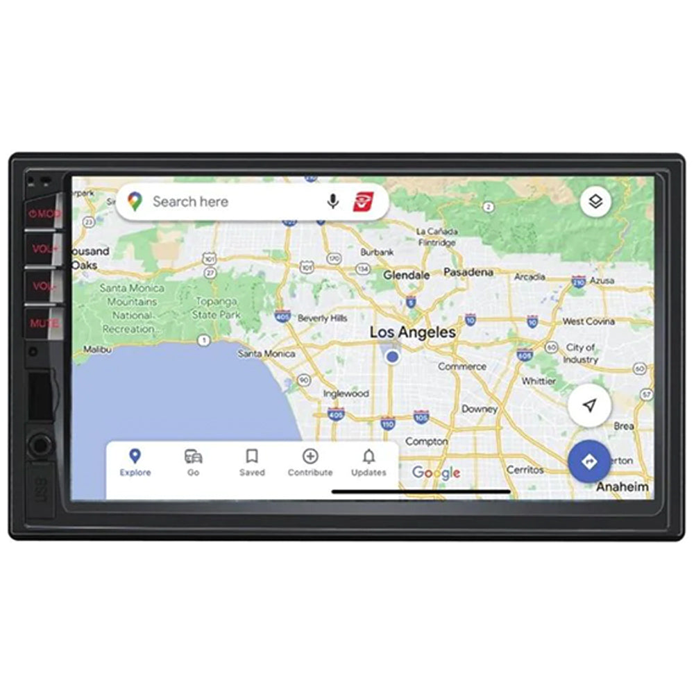 Cerwin Vega CV7BM 2 DIN Mechless MP5 Multimedia Receiver with 7 Inch LCD Touch Screen - Car Stereo System with Bluetooth, USB, AM/FM Radio - Perfect for Trucks, SUVs and Custom Car Audio Upgrades