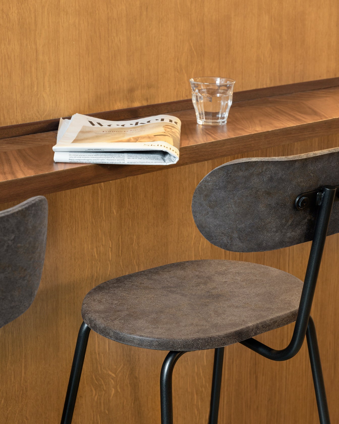 Eco-Friendly Earth Stool with Backrest by Mater - Sustainable Seating for Home, Office & Outdoor Use