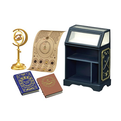 Re Ment Miniature Doll Furniture Set - Petite Astronomer's Laboratory for Dollhouse & Collectibles | Perfect for 1:12 Scale Dolls, DIY Crafts & Display Scenes