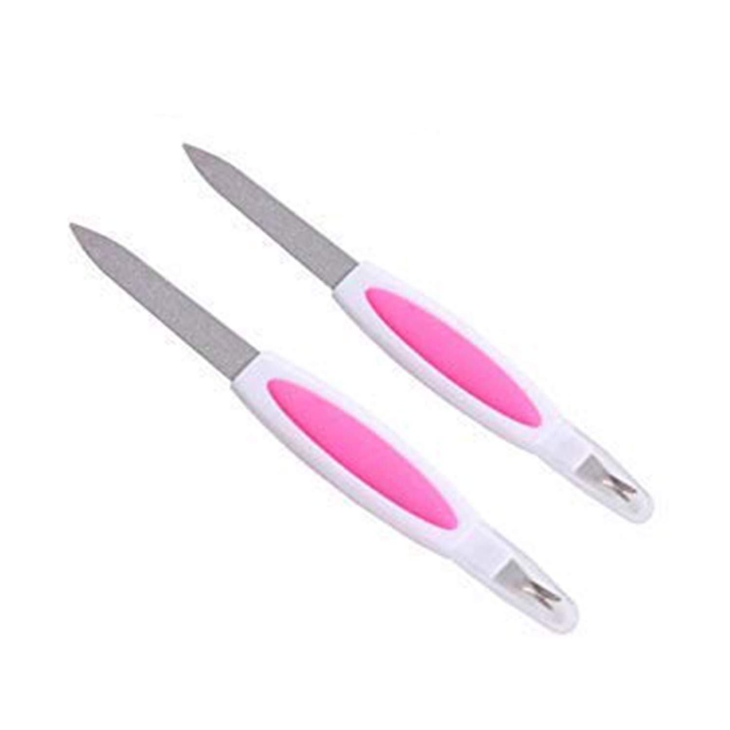 HimPrincy Professional Nail File & Trimmer Set - 2 Pack for Manicure, Pedicure & Nail Care at Home or Salon | Stainless Steel Nail Clippers & Emery Boards for Smooth Filing
