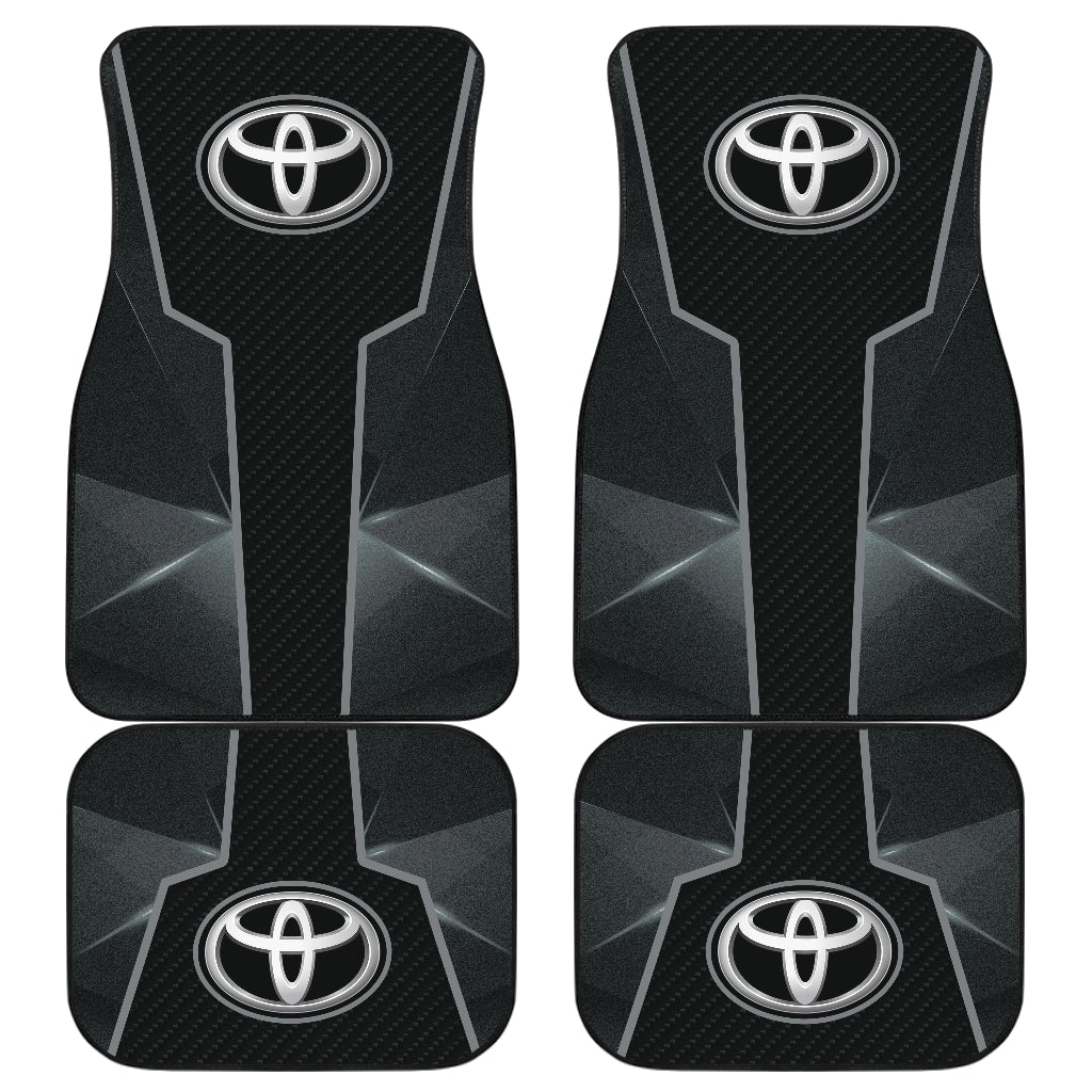Premium Toyota Black All-Weather Floor Mats - Heavy Duty Car Mats for Toyota Models - Perfect for Daily Commute, Road Trips & Winter Protection