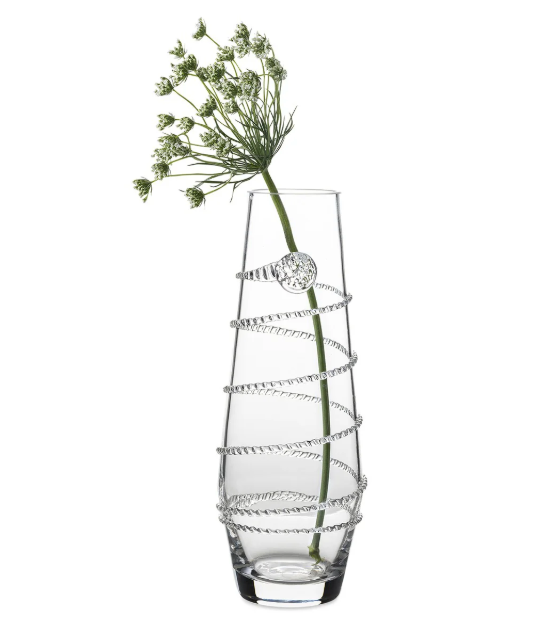 Juliska Amalia 6-Inch Decorative Ceramic Vase - Elegant Home Decor for Centerpieces, Wedding, and Dining Table