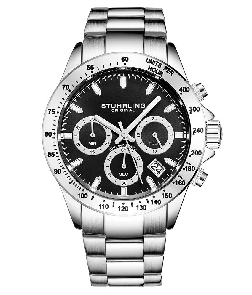 Grande Veloce T960S Men's Quartz Watch 42mm Chronograph - Stylish Dress Watch for Business & Formal Occasions