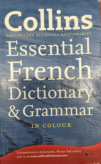 Collins Essential French Dictionary & Grammar - Bilingual Language Learning Book with Color Illustrations | Perfect for Students, Travelers & Language Enthusiasts