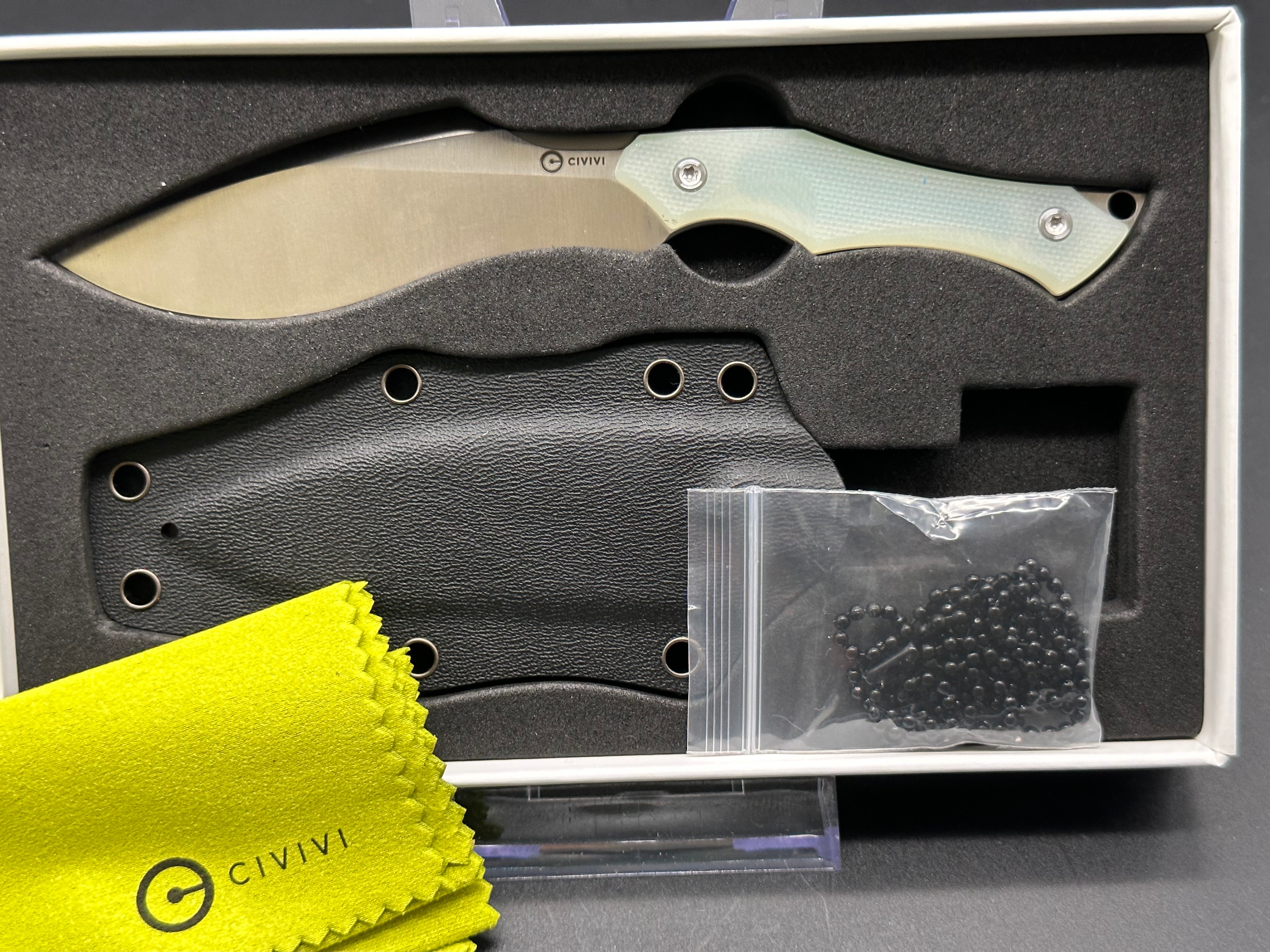 Civivi Vaquita Neck Knife - Compact EDC Folding Pocket Knife for Outdoor, Camping & Survival | Perfect for Hiking, Fishing & Everyday Carry