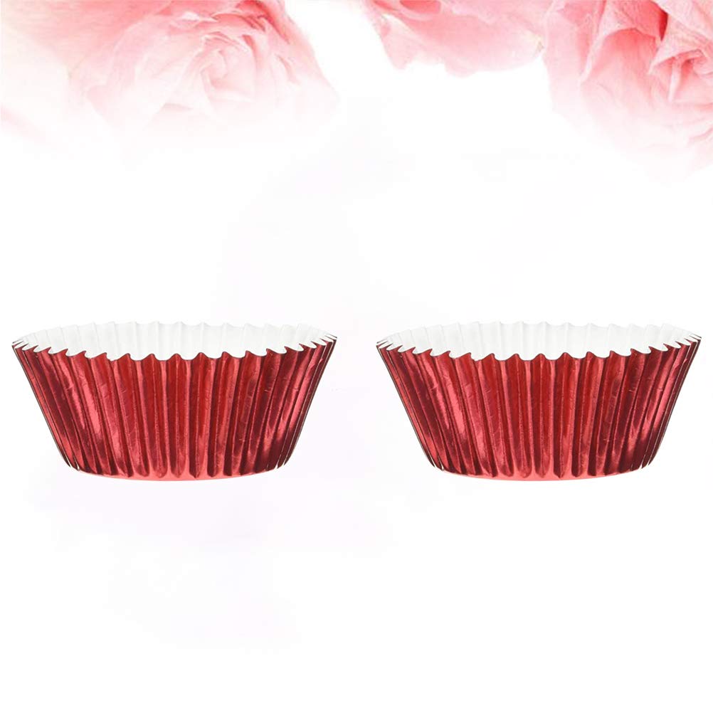 DOITOOL 200 Pcs Disposable Dessert Cups - Eco-Friendly Paper Baking Liners for Cupcakes, Muffins & Candy - Perfect for Parties, Weddings & Home Baking (2.5 Inch)