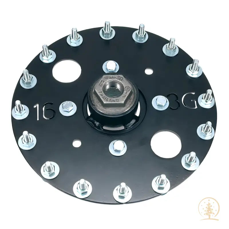 16 Peg Hook Head with Star Mount Adapter - Screw-On Tree Topper for 1.5