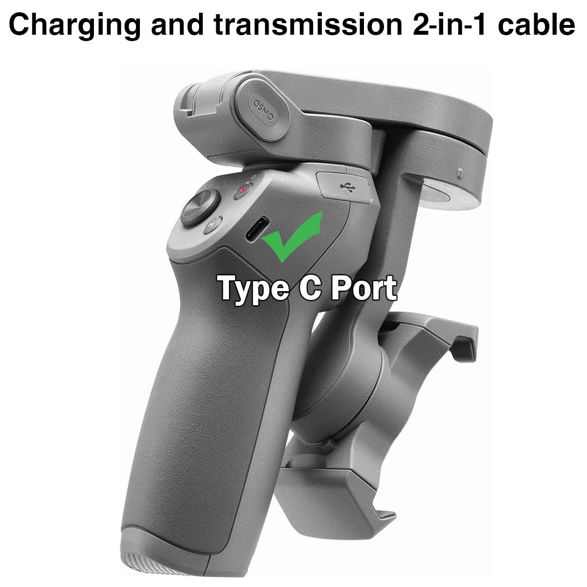 5FT USB C Gimbal Stabilizer Charger Cable - Compatible with DJI OM5/OM4/OM4 SE/OSMO Mobile 3, Ronin-SC/S, RS 2/RSC 2, OSMO Pocket 2, Action 2, FPV Remote Control | Fast Charging Power Cord for Phone & Camera Stabilizers | Perfect for Vlogging, Live Streaming & Travel Photography