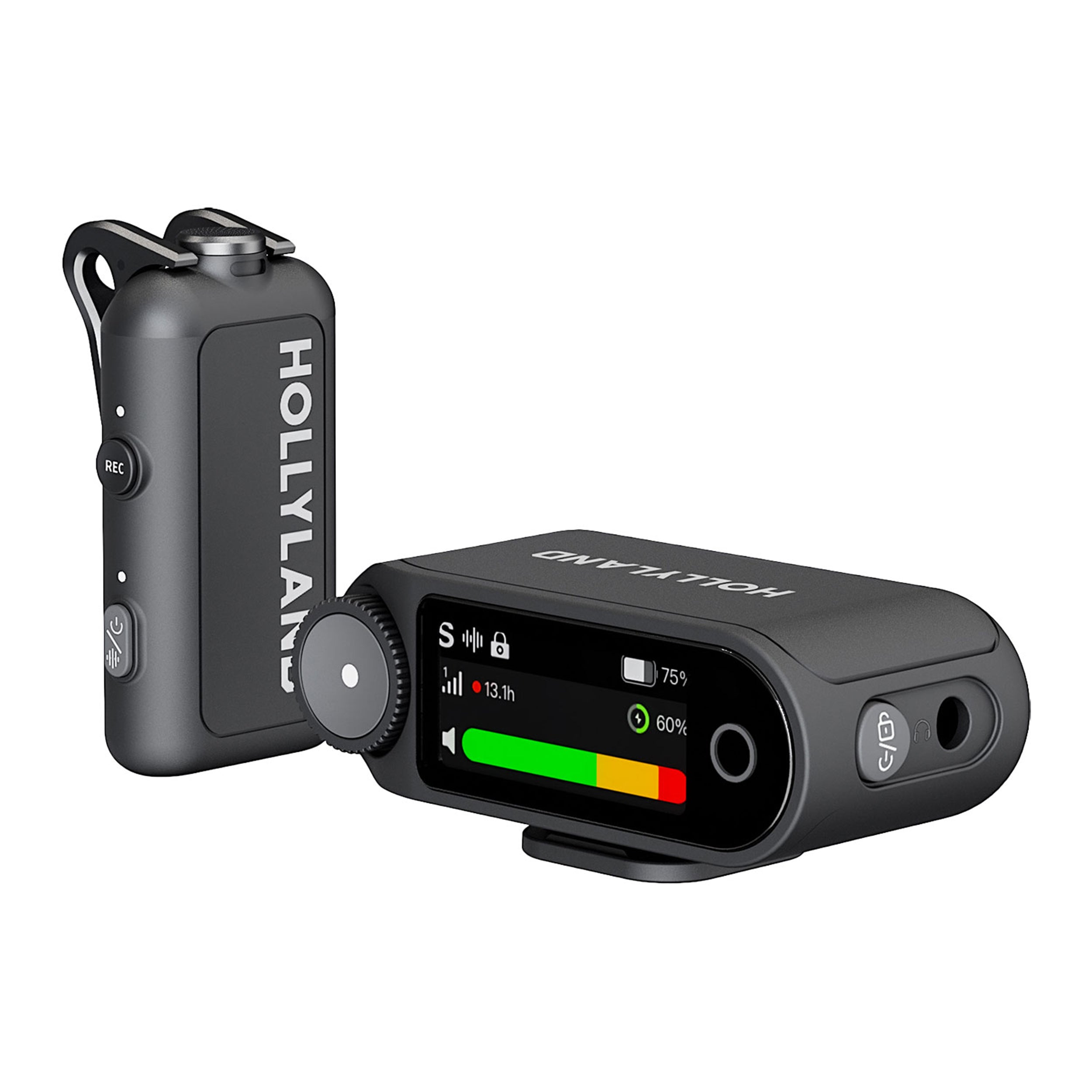 Hollyland LARK MAX 2 Solo Wireless Microphone System (6701 Solo) - Professional-Grade Lavalier Mic for Content Creators, Vloggers & Filmmakers | Perfect for YouTube Videos, Live Streaming & Interviews