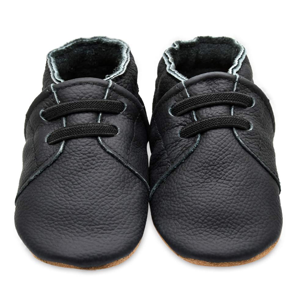iEvolve Soft Sole Baby Shoes for Girls & Boys - First Walker Crib Shoes & Toddler Moccasins - Perfect for Indoor Play, First Steps & Special Occasions