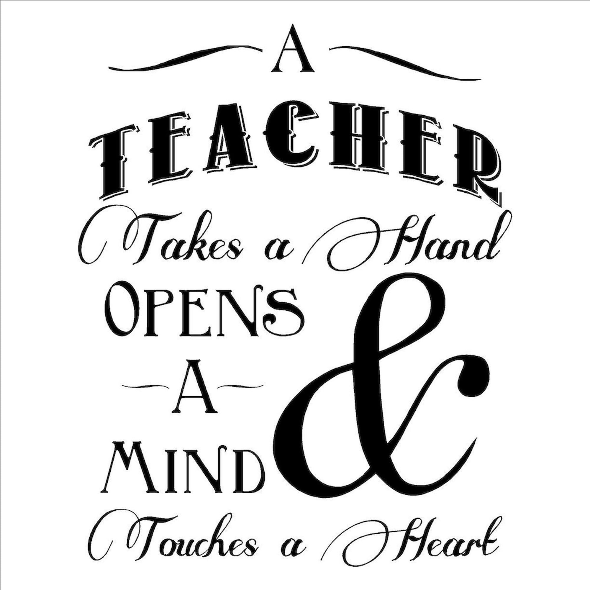 Teachers Open Minds Tote Bag - Natural Canvas Reusable Shopping Bag for School, Work & Groceries - Eco-Friendly Teacher Gift & Everyday Carry