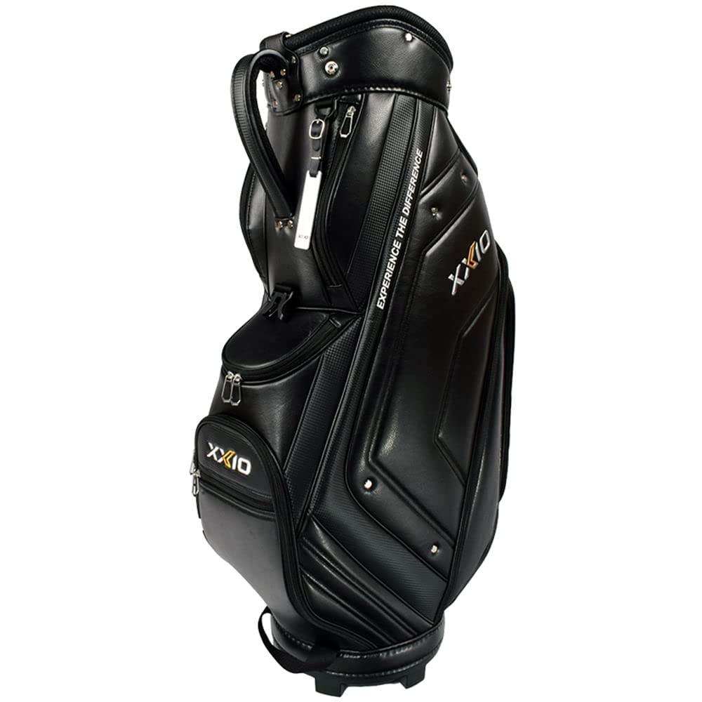 XXIO 2022 X142 Lightweight Golf Cart Bag - Black | Premium Golf Cart Bag for Men & Women | Perfect for Golf Courses, Driving Range & Tournaments