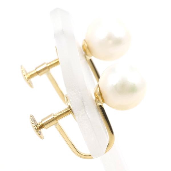 18K Yellow Gold Pearl Earrings for Women - Elegant & Timeless Pearl Jewelry Gift for Wedding, Anniversary & Special Occasions