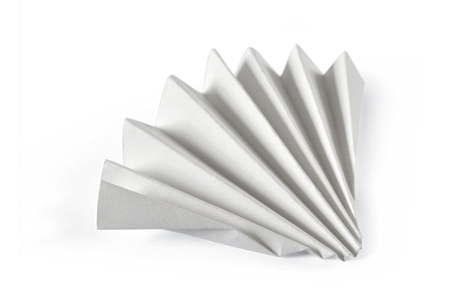 GE Bio-Sciences 10311856 Grade 597-1/2 Cellulose Filter Paper - 500mm Diameter, Folded & Prepleated, Pack of 100 | Ideal for Laboratory Filtration, Chemical Analysis, and Sample Preparation