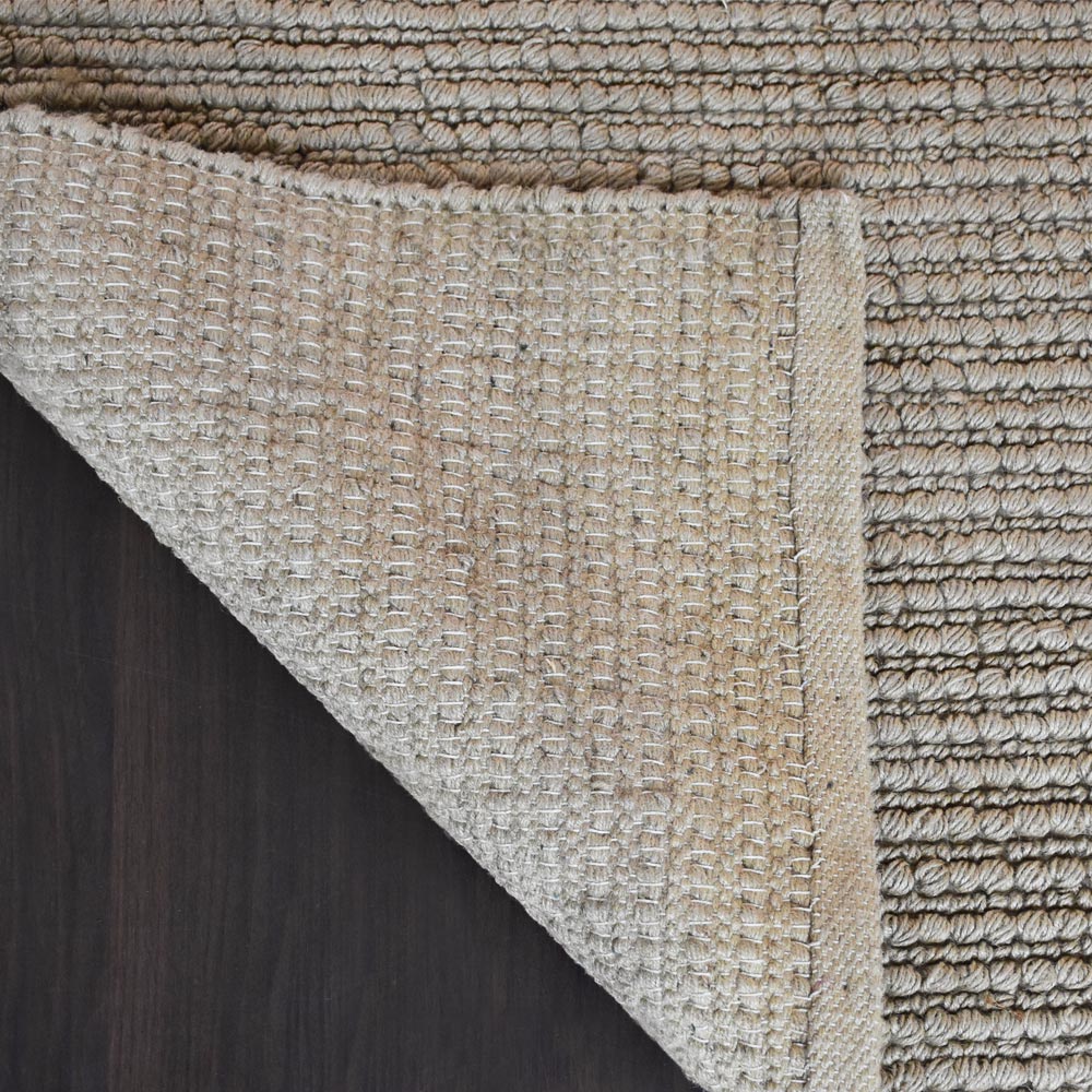 Stylish Handwoven Jute Braided Area Rug - Eco-Friendly Natural Fiber Floor Mat for Living Room, Bedroom, or Boho Home Decor