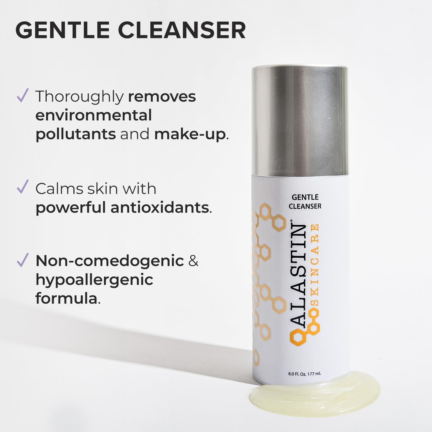 ALASTIN Skincare Gentle Cleanser Foaming Gel Face Wash (6 oz) - Soothing & Nourishing for Dry Skin | Oil-Free, Makeup Removing Facial Cleanser | Perfect for Morning & Night Skincare Routine