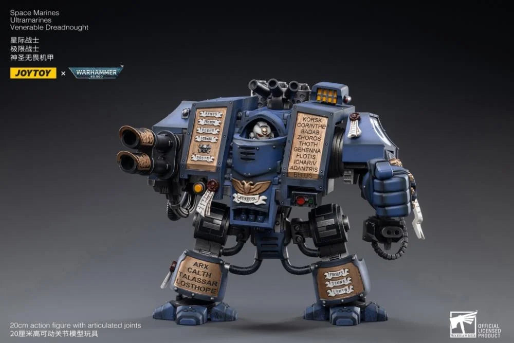 Warhammer 40K Ultramarines Venerable Dreadnought 1/18 Scale Collectible Figure - Perfect for Tabletop Gaming, Warhammer 40K Displays & Sci-Fi Collections