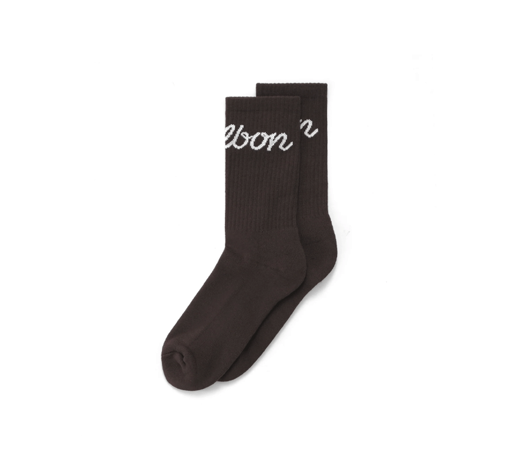 Bon Script Sock - Stylish & Comfortable Novelty Socks for Men & Women - Perfect for Casual Wear, Gifts, and Fashion Statements