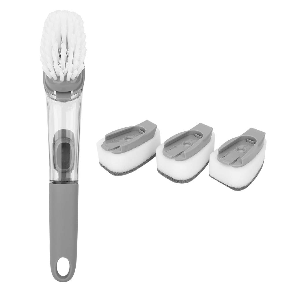 Multifunctional Dish Brush - Durable Kitchen Cleaning Tool for Pots, Pans & Countertops | Easy to Install & Sturdy Design | Perfect for Daily Dishwashing & Kitchen Maintenance