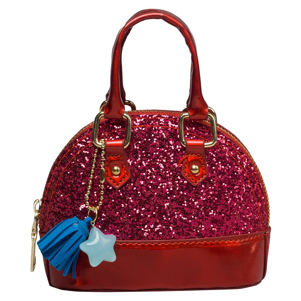 Sparkly Red PU Leather Shell-Shaped Crossbody Bag for Women - Elegant Shoulder Purse for Parties, Dating & Night Out