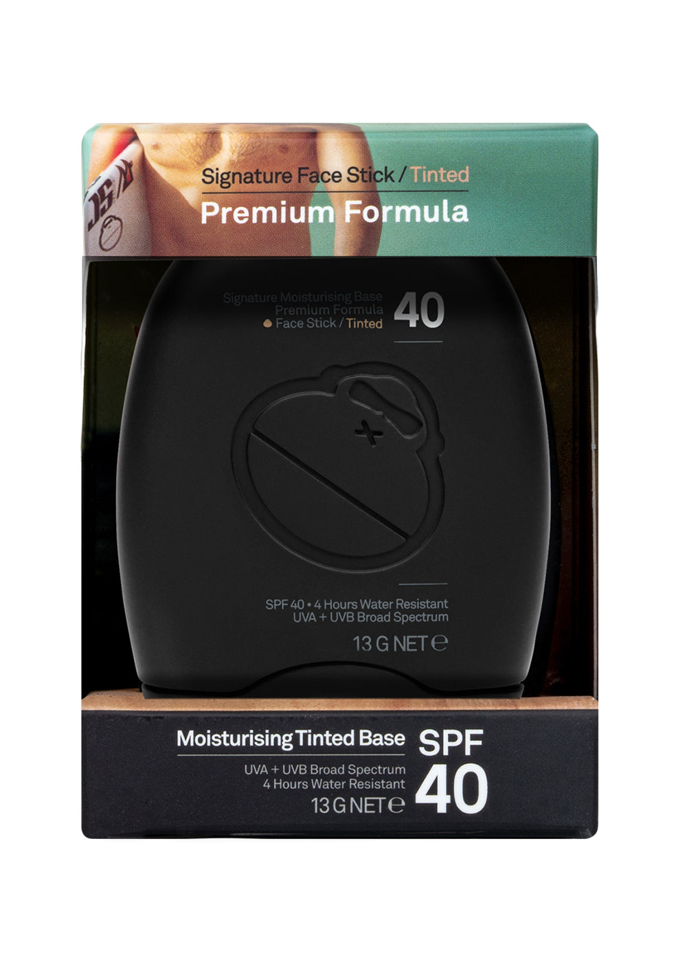 Sun Bum Signature SPF40 Tinted Face Stick - Mineral Sunscreen for Sensitive Skin, Vegan & Reef Safe, Perfect for Beach, Pool & Outdoor Activities