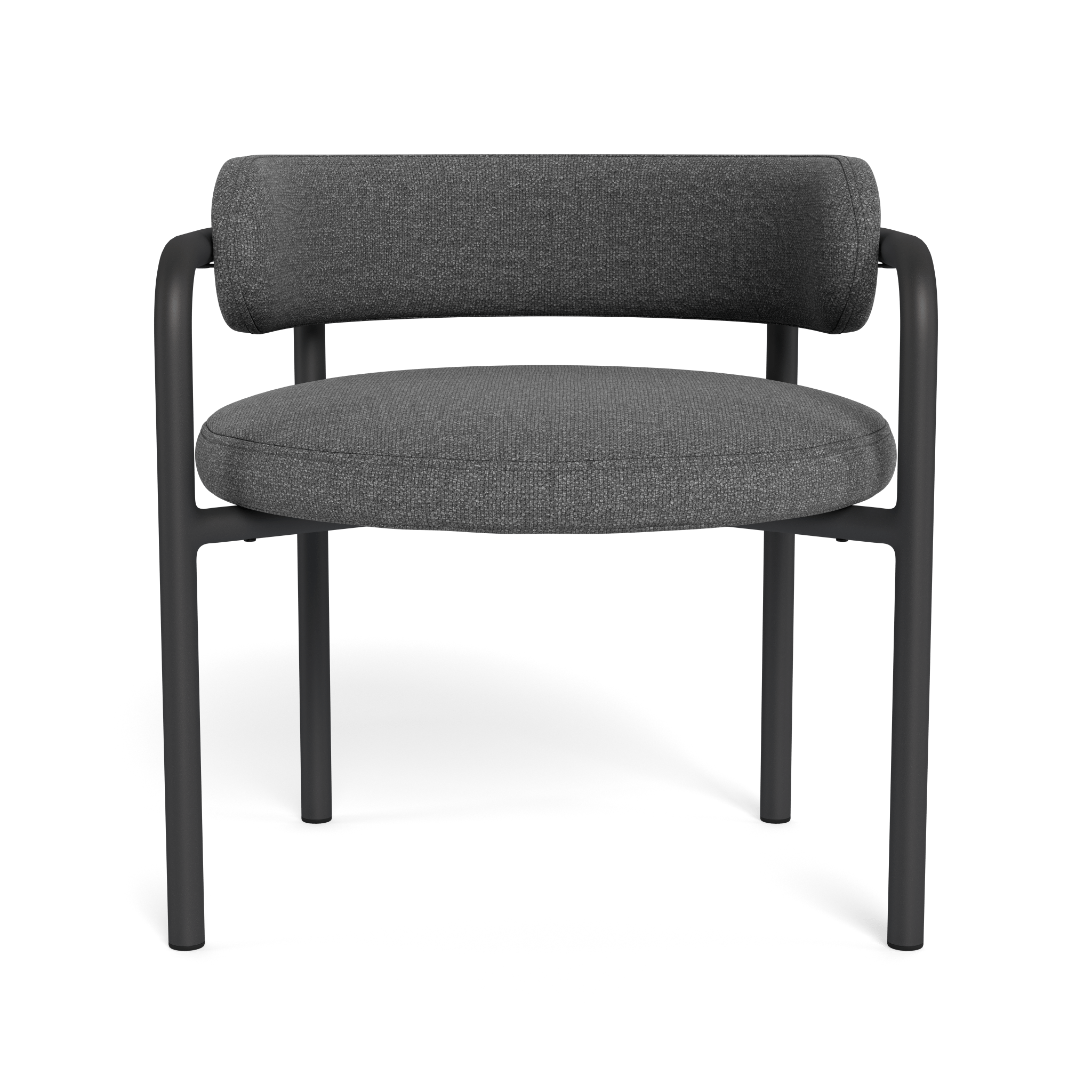 Porto Aluminum Club Chair - Lightweight Outdoor Patio Furniture for Garden, Poolside & Deck - Modern All-Weather Lounge Chair with Cushion (Optional) - Perfect for Relaxing, Sunbathing & Entertaining Guests