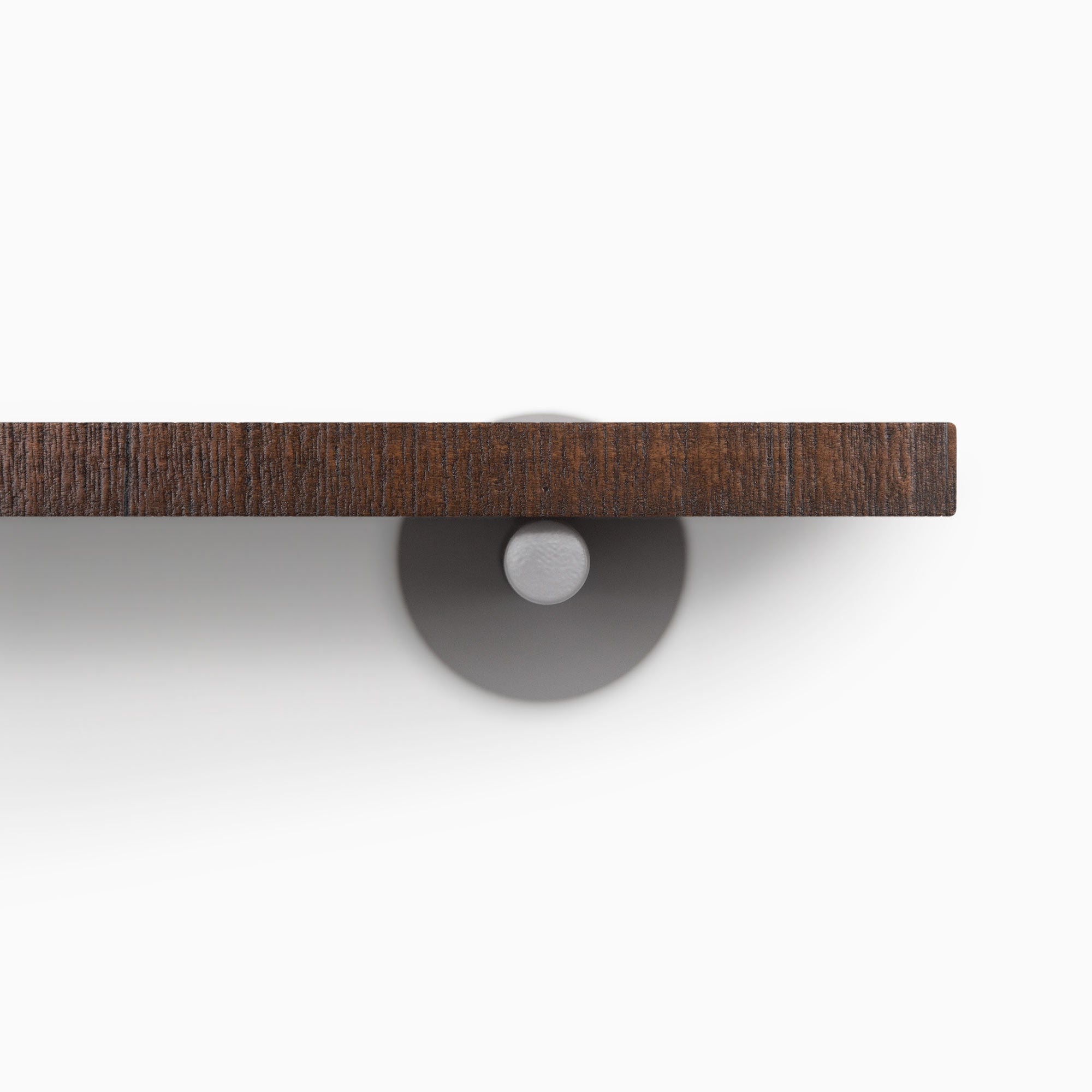 Rustic Wood Wall Shelf for Espresso Bar - Handmade Roderick Shelf for Kitchen, Living Room & Coffee Shop Decor